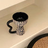 マグカップ　カフェカップ　コーヒーカップ　キチン　アーティスト　陶器　ライフグッズ　食器