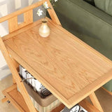 折りたたみテーブル　サイドテーブル　インテリア　家具　ラバーウッテーブル　無垢材　シンプル　おしゃれ　天然木　