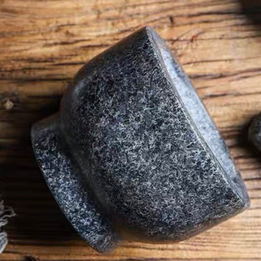 花崗岩調理器具　キチン用品　石臼 セット 乳鉢  すり鉢 すりこぎ 薬研  料理 調味料 花崗岩