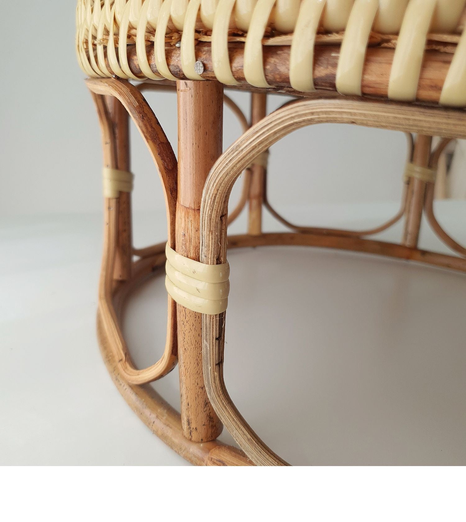 ハンドメイド竹編み テーブル竹製品 収納 竹編み  オシャレ ラタンインテリアフルーツトレイ