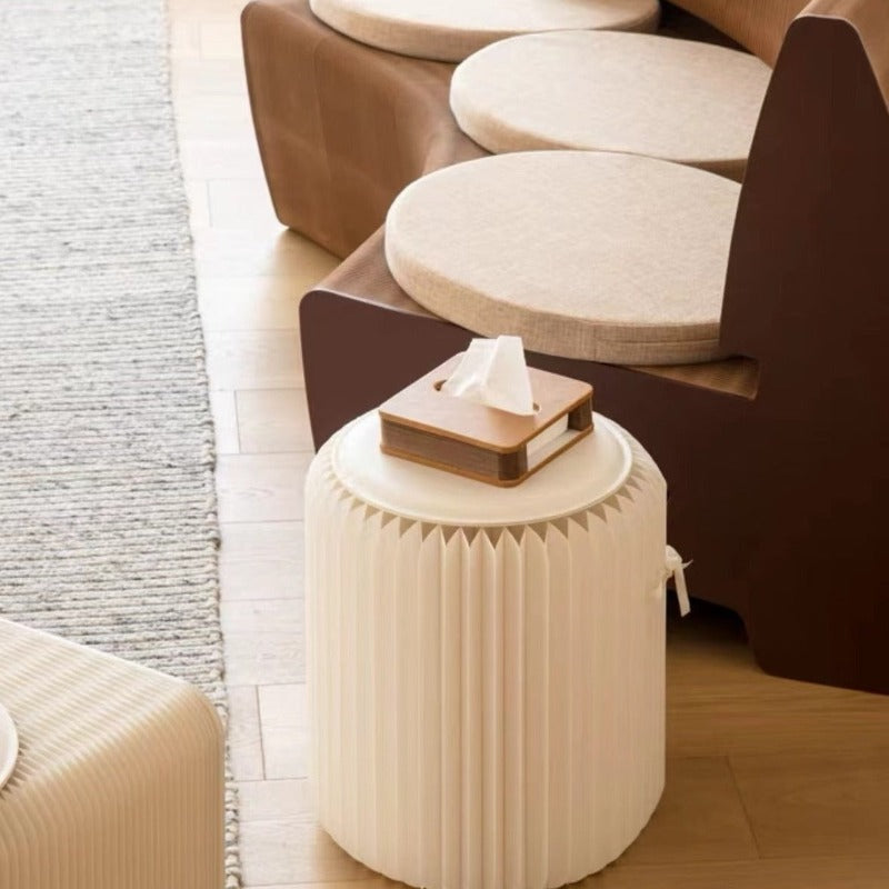 折り畳み紙椅子 家具　インテリア　シンプル　ペーパースツール コンパクト 北欧 紙製 ベンチ  椅子 おしゃれ モダン