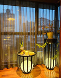 室外ランタン　ランプ　照明　収納テーブル　オシャレ　ライト　照明　LEDランプ　　室内室外両用　防水ライト　ウオーム　