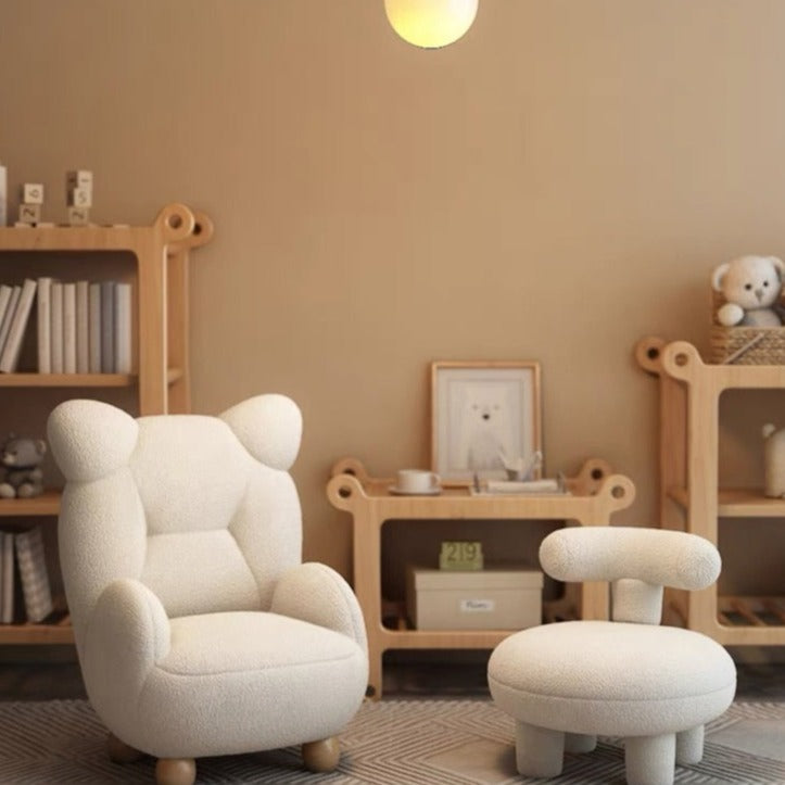 クマちゃんソファー　子供用　小さなソファー　リビングルーム　インテリア　可愛い　リラックス　ソファーチェア