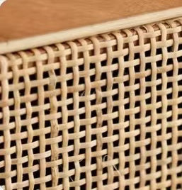 籐編みサイドテーブル　椅子　インテリア　テーブル　天然木　インドネシア籐編み　オシャレ　雑誌収納　