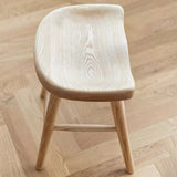 無垢材シンプル椅子　インテリア　バー　家具　木　