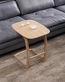 サイドテーブル　無垢材　インテリア　コーヒーテーブル　ソファーテーブル　シンプル　C型