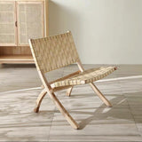 折り畳み椅子　無垢材　天然木　インテリア　チェア　リビングルーム　編み　木製　レザー　スツール　おしゃれ　